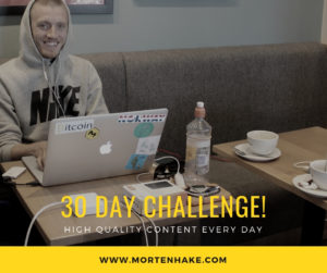 Morten Hake 30 day challenge